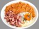 Červená čočka s vejcem a slaninou recept