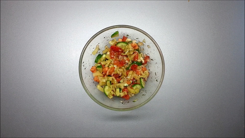 Zelenina na salát recept