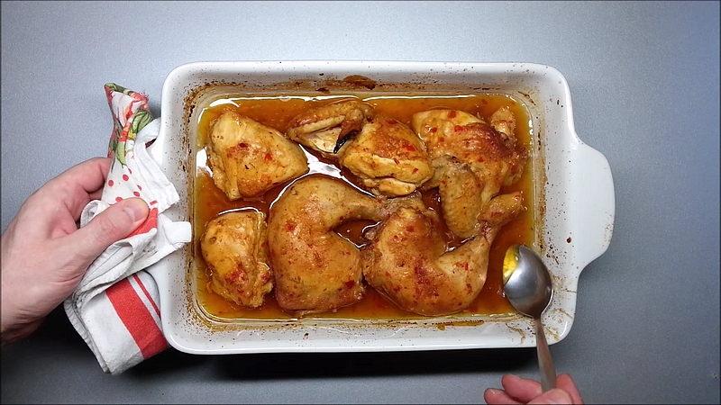 Recept na pečené kuře
