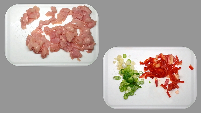 Kuřecí maso na zelenině recept