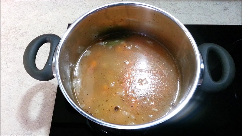 Hrstková polévka recept