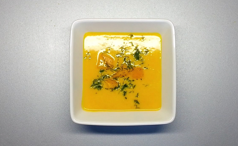 Jemná polievka z tekvice hokaido recept