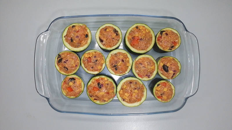 Plněné cukety mletým masem