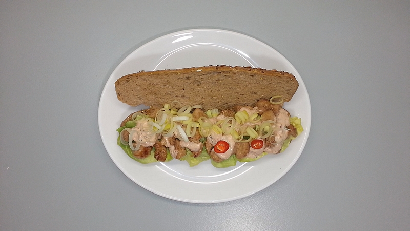 Domácí obložené bagety