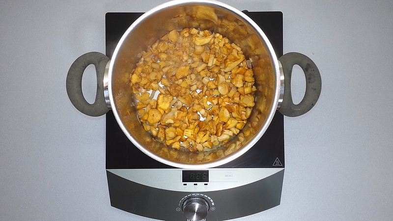 Smažené lišky recept