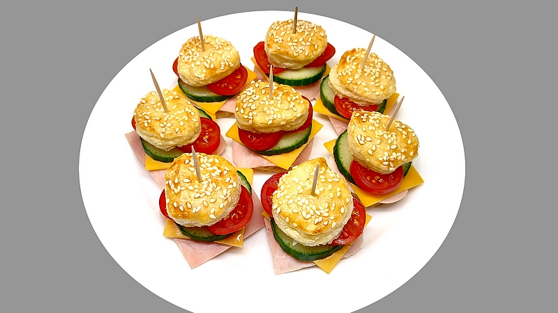 Jednohubky z listového těsta