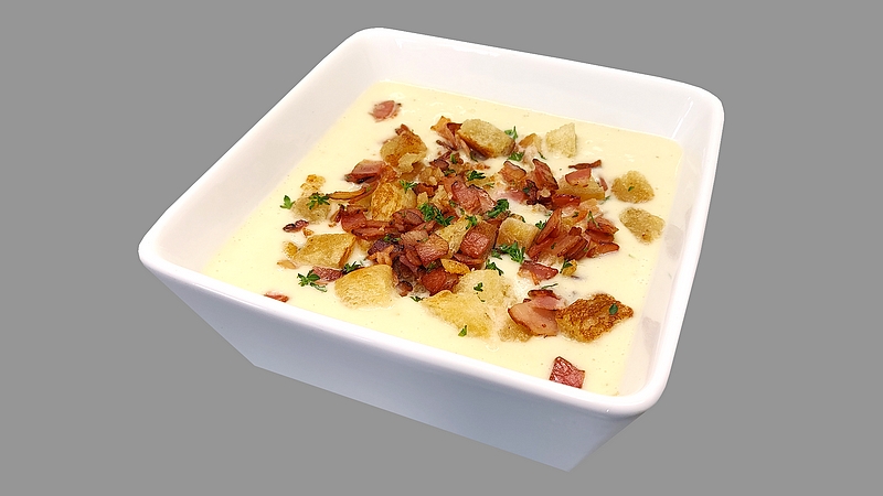 Krémová polévka z bílého chřestu