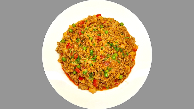 Květákové rizoto s mletým masem recept