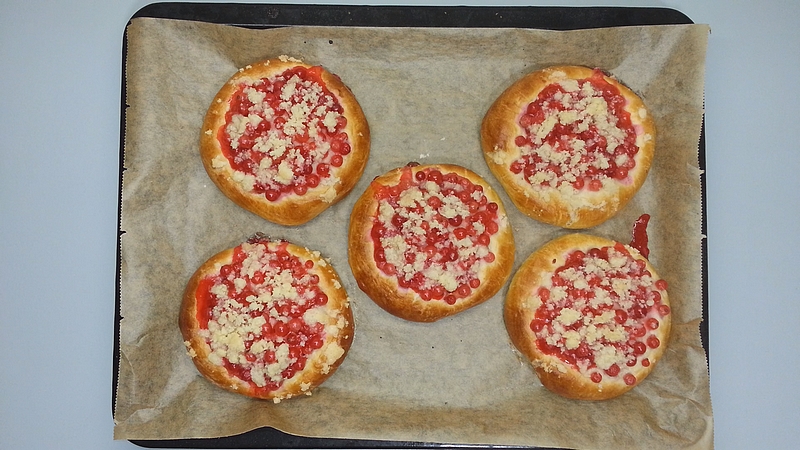 Rybízové domácí koláče