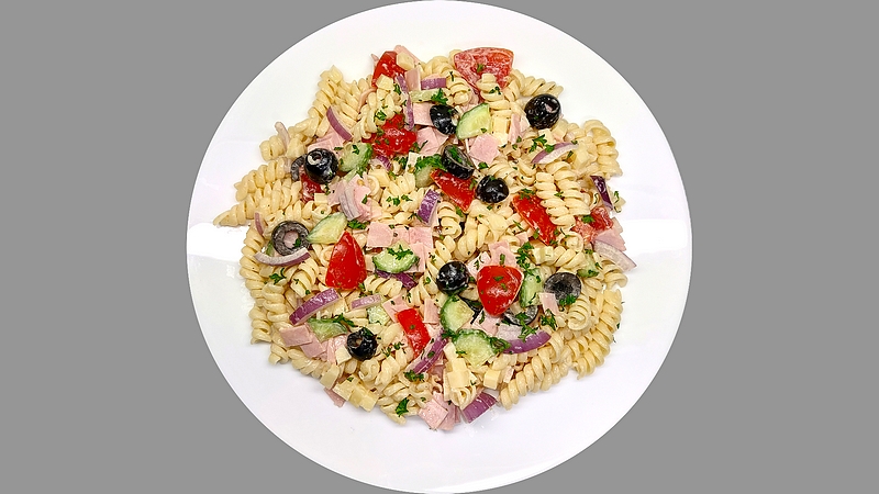 Rychlý těstovinový salát recept