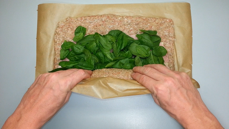 Sekaná roláda recept