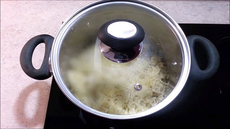 Dušené, kysané zelí recept.