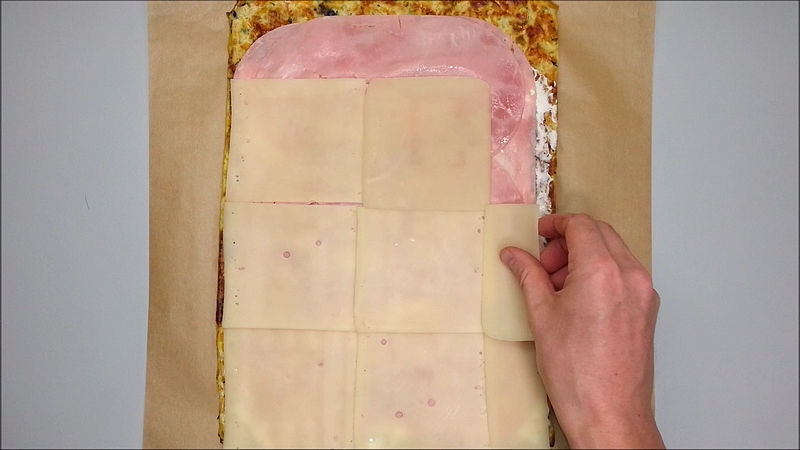 Roláda se šunkou a sýrem