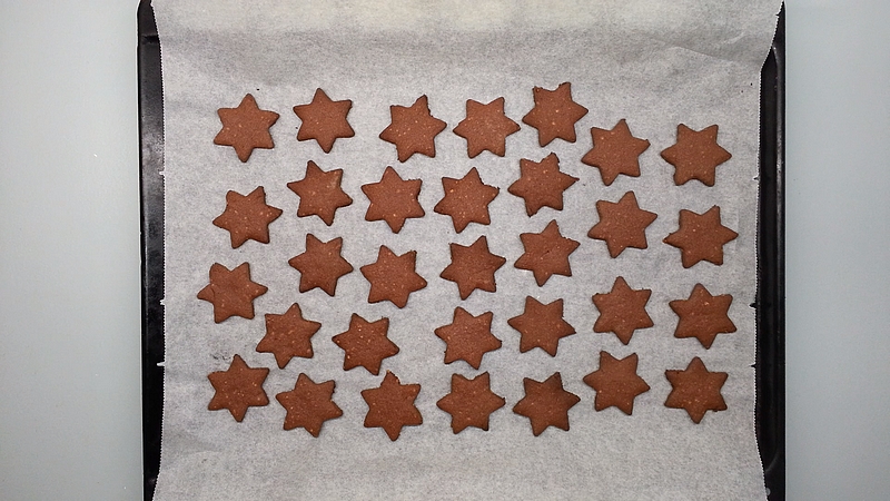Pečené kávové hvězdičky