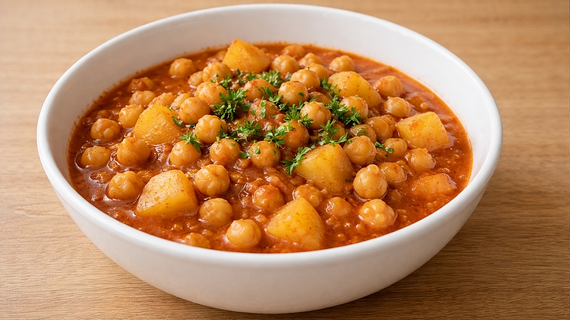 Cizrna po valašsku: Syté domácí jídlo s bramborami a paprikou