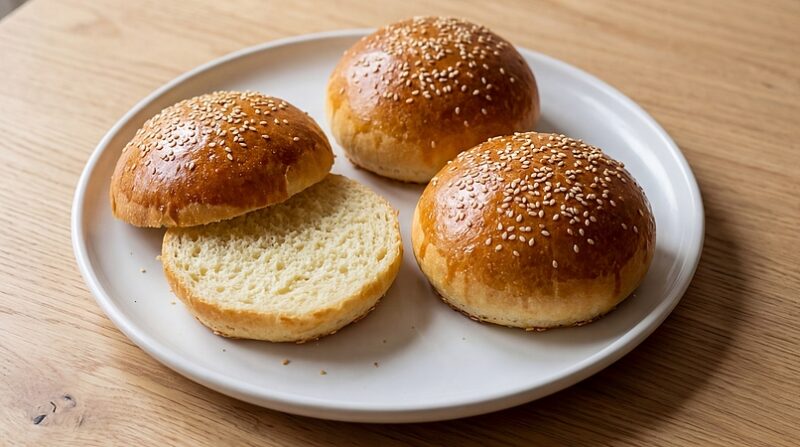 Hamburgerové housky: Nadýchané domácí bulky jako z pekárny