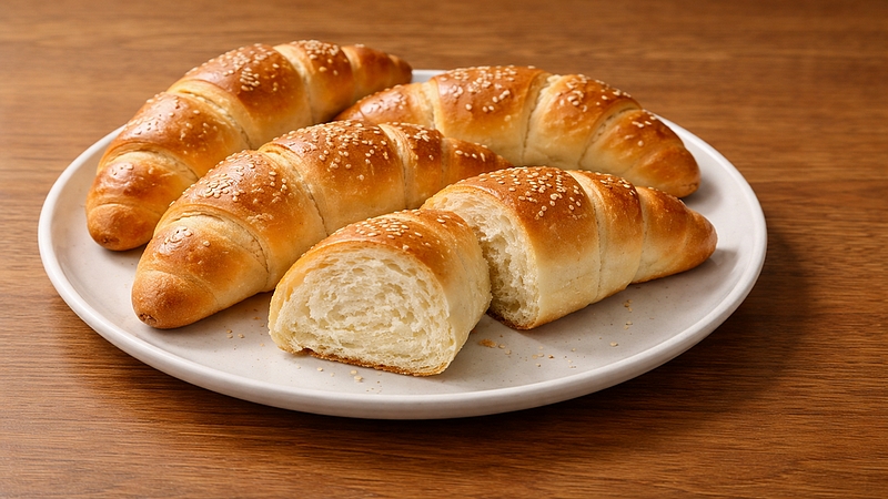 Domácí rohlíky: Křupavé a nadýchané jako z pekárny
