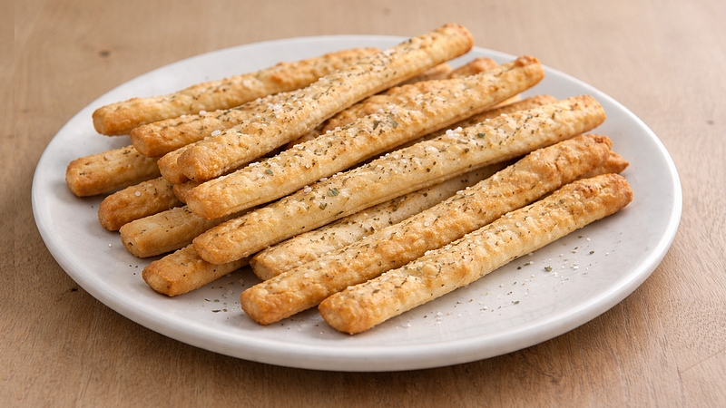 Slané tyčinky: Křupavé domácí pečivo s bylinkami