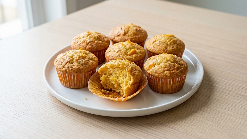 Muffiny s pomerančem: Nadýchané domácí pečivo s citrusovou vůní