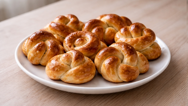 Medové jidáše: Nadýchané velikonoční pečivo s lesklým povrchem