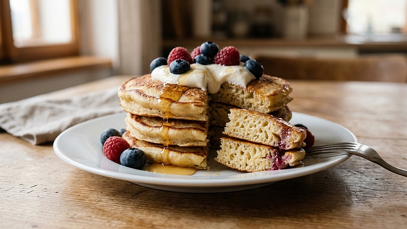 Lívance z kefíru: Nadýchané a vláčné ke snídani i ke kávě