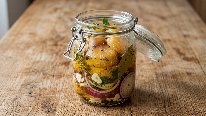 Nakládané olomoucké tvarůžky: Pikantní hospodská specialita v oleji