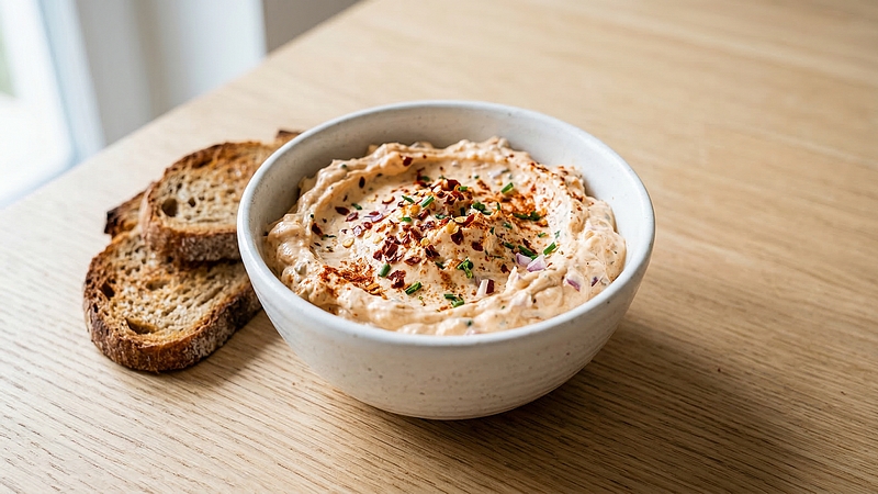 Ostrá tvarohová pomazánka: Pikantní pochoutka s česnekem a chilli