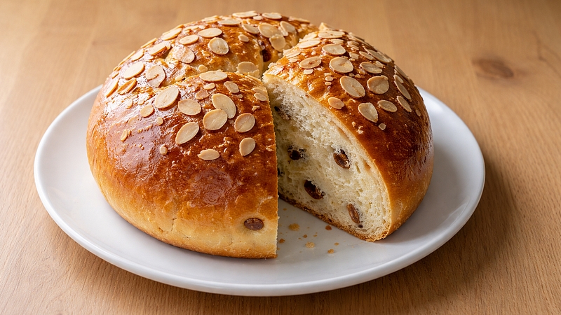 Velikonoční mazanec: Tradiční recept s rozinkami