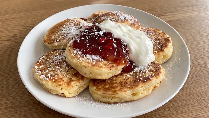 Staročeské kynuté lívance: Nadýchaná klasika na pánvi