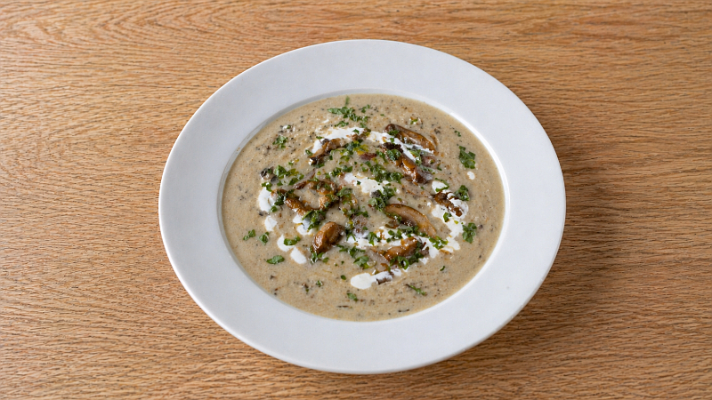 Polévka z hlívy ústřičné