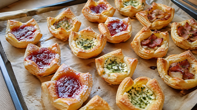 Košíčky z listového těsta