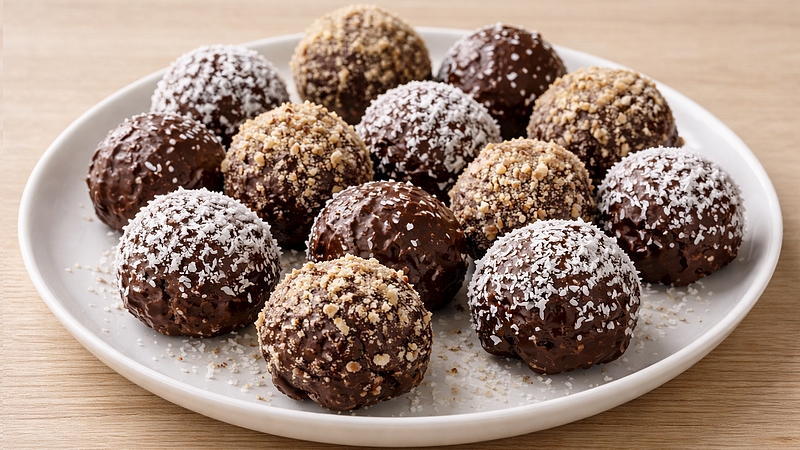 Tvarohové kuličky v čokoládě
