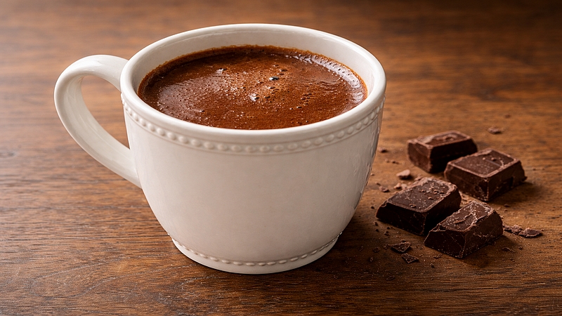 Domácí horká čokoláda