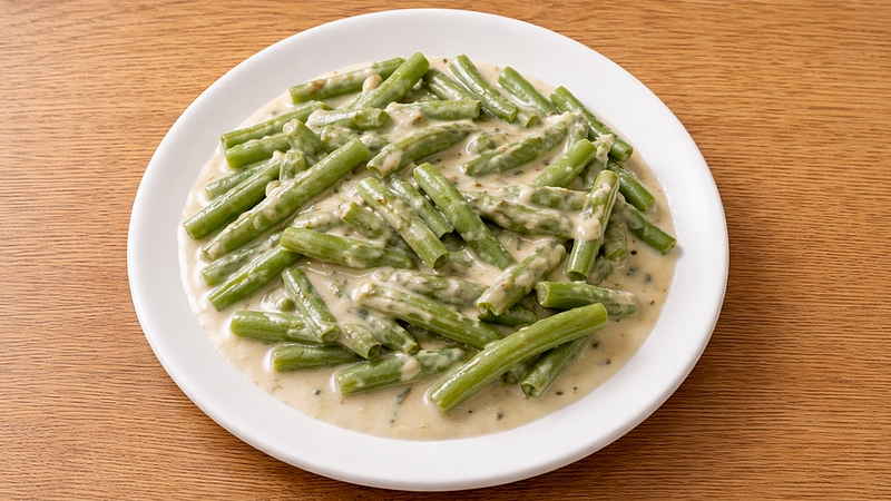 Fazolky na smetaně: Jemná klasická příloha s cibulkovým základem