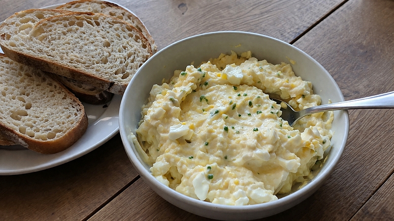 Jemná vajíčková pomazánka: Krémová klasika na pečivo