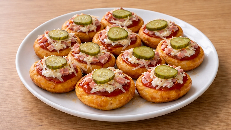 Mini langoše jako jednohubky: Křupavé pohoštění na párty