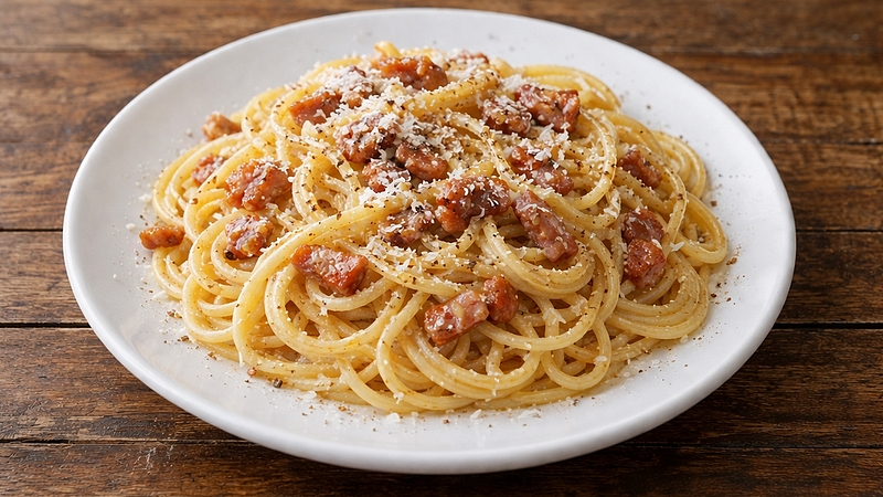 Špagety Carbonara: Pravé těstoviny z Říma