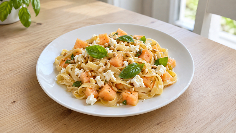 Tagliatelle s melounem a fetou: Neobvyklé spojení na léto